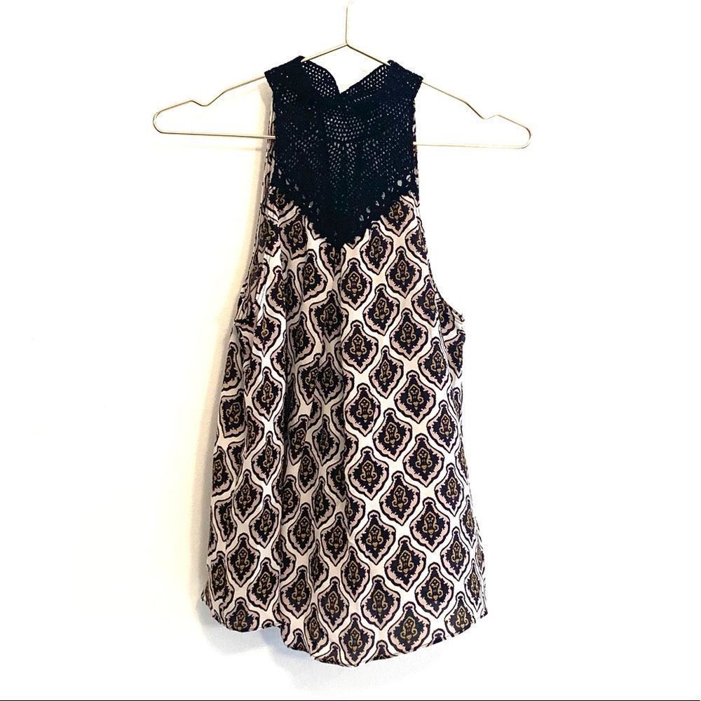 [A.L.C.] Pattern Silk Sleeveless Blouse - Size 2